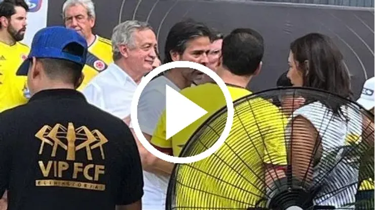 El video de Benjamín Romero compartiendo con Enrique Camacho de Millonarios