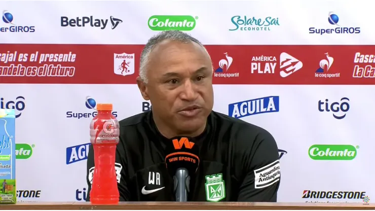 William Amaral, director técnico de Atlético Nacional.
