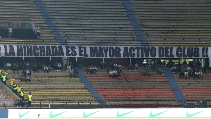 Atlético Nacional jugó con el estadio casi vacío ante Águilas en Copa Colombia.
