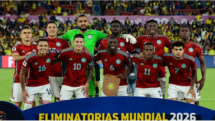 Formación oficial de Colombia para su duelo ante la Selección de Ecuador, por las Eliminatorias Conmebol.
