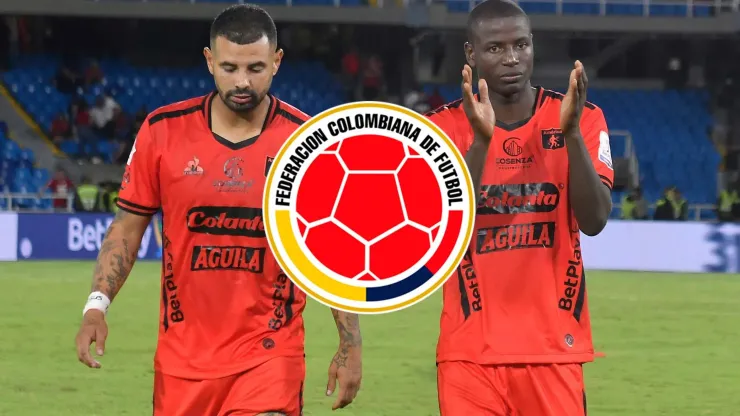 Edwin Cardona y Adrián Ramos, dos históricos de la Selección Colombia.
