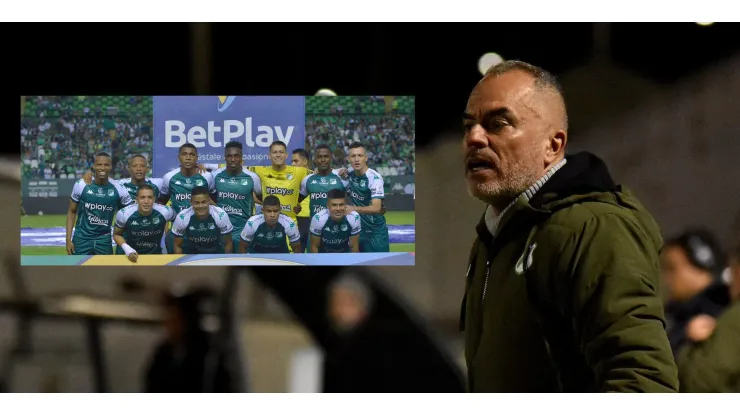 Jaime de la Pava, técnico de Deportivo Cali durante partido de la fecha 20 entre Boyaca Chico F. C. y Deportivo Cali por la Liga BetPlay DIMAYOR II 2023. Photo: VizzorImage / Edward Leguizamon / Cont.
