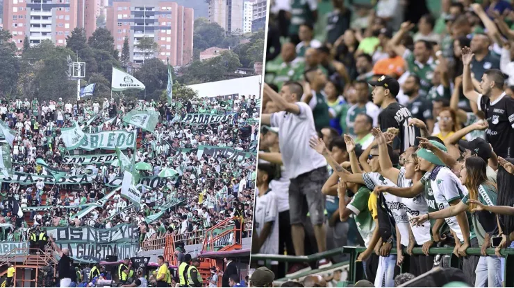 Hinchada de Nacional en Envigado / Hinchada del Cali en Palmaseca
