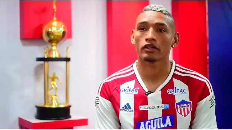 Jermein Peña, jugador del Junior de Barranquilla.
