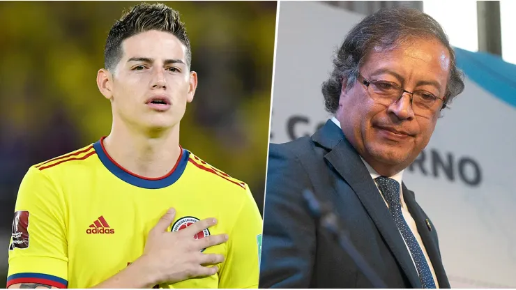 James Rodríguez y Gustavo Petro.
