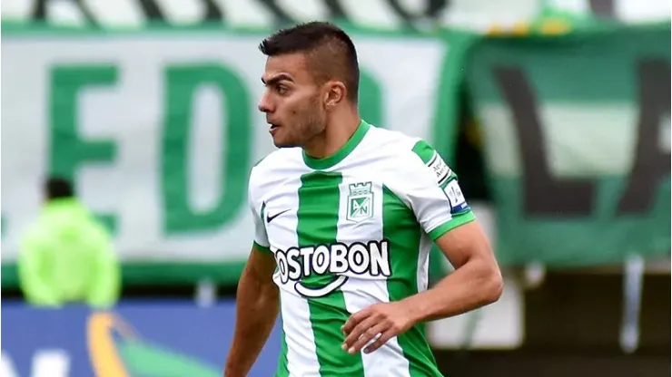 Jhon Duque, durante un partido contra Boyacá Chicó.
