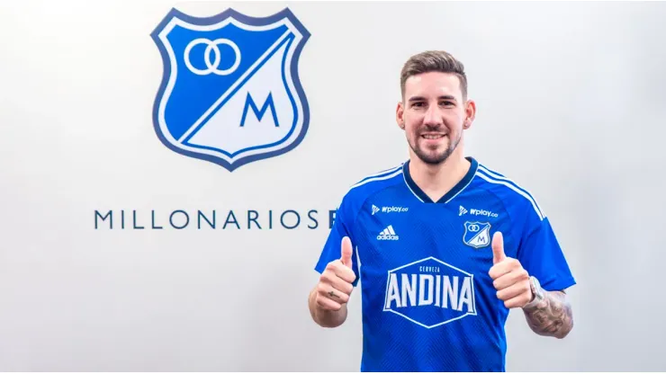 Santiago Giordana, nuevo jugador de Millonarios.
