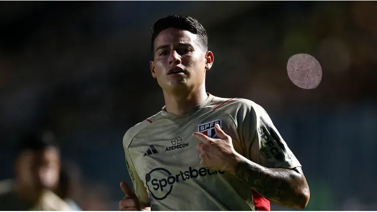 James Rodríguez, jugador de Sao Paulo de Brasil y la Selección Colombia.
