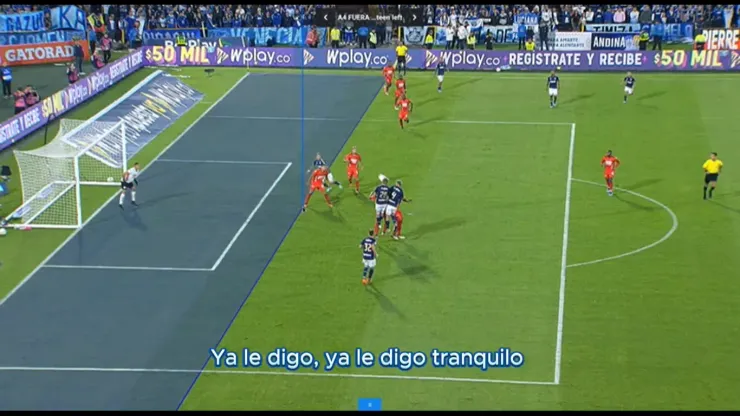 ¿Fue gol o no de Leo Castro? Revelan los audios del VAR de Millonarios vs. América