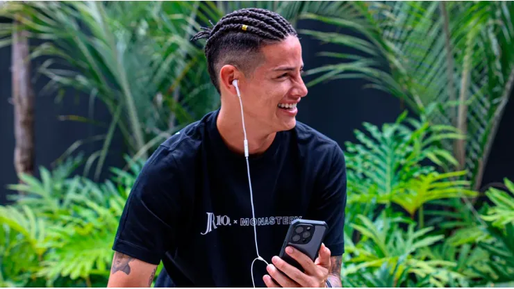 James Rodríguez, jugador de la Selección Colombia.
