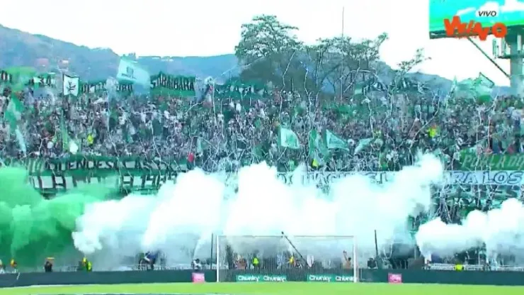 Salida hinchas Atlético Nacional ante Millonarios.
