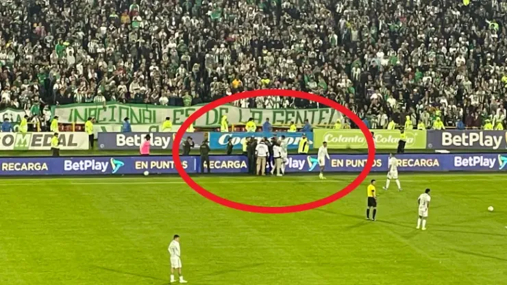 Así fue el momento en el que hincha de Nacional invadió la cancha de El Campín