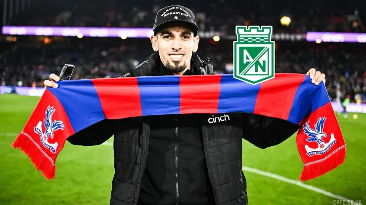 Daniel Muñoz en su presentación con el Crystal Palace.
