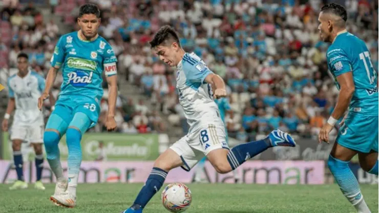 Daniel Ruiz de Millonarios ante Jaguares de Córdoba.
