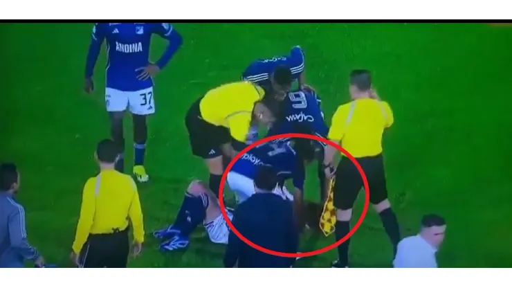 El curioso momento en el que los jugadores de Millonarios le pidieron a Ruiz que se levantara