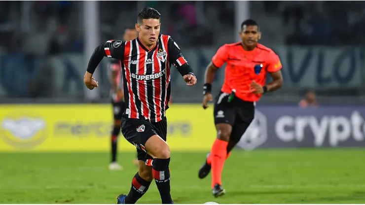 James Rodríguez jugó un poco más de una hora en su regreso a la Copa Libertadores con Sao Paulo.
