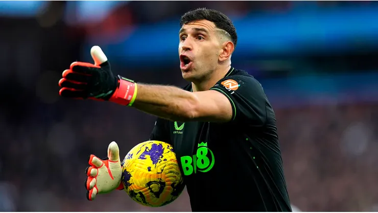 Emiliano Martínez, portero del Aston Villa y la Selección Argentina.
