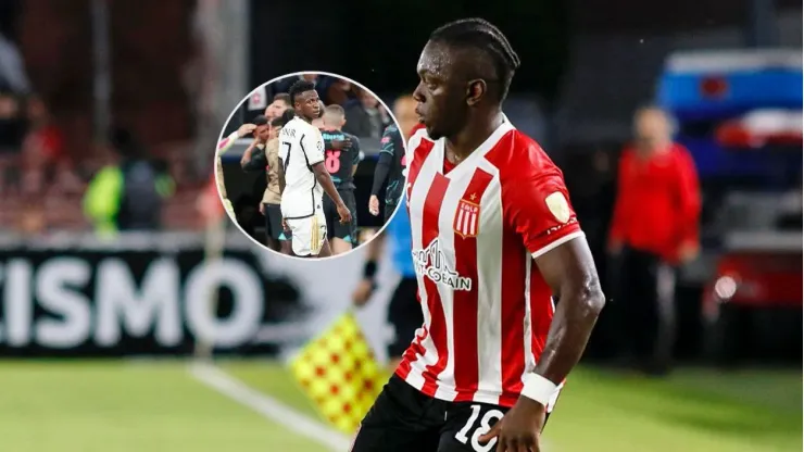 Cetré durante un partido de Estudiantes en Copa Libertadores.
