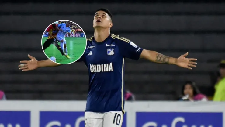 Daniel Cataño, jugador de Millonarios.
