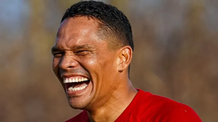 Carlos Bacca durante los entrenamientos de la Fecha 4 de Libertadores 2024
