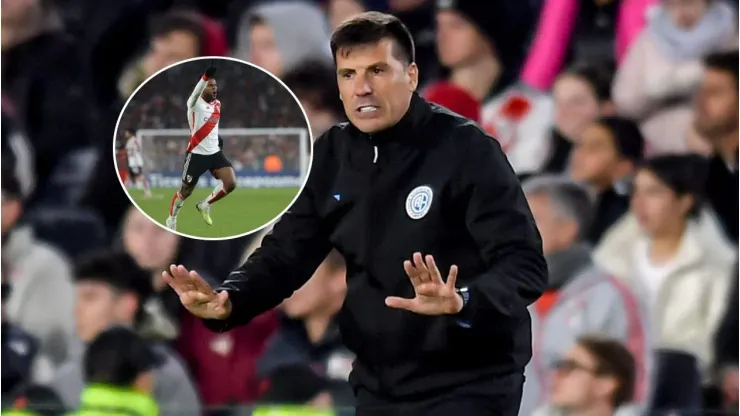 Juan Cruz Real, técnico de Belgrano.
