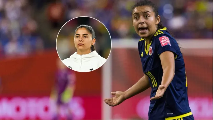 Yoreli Rincón jugando con la Selección Colomia Femenina
