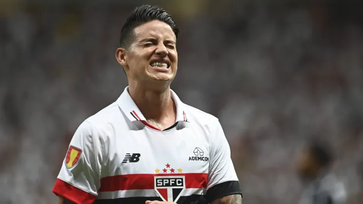 James Rodríguez con São Paulo en el campeonato paulista.
