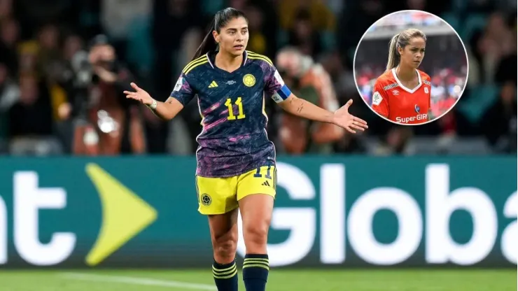 Catalina Usme jugando con la Selección Colombia en el Mundial Femenino 2023.
