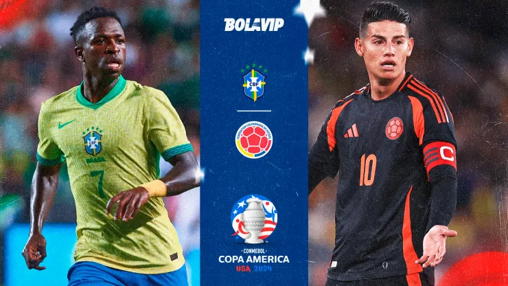 Cuándo juegan Brasil vs Colombia por la Copa América 2024: formaciones, árbitro y dónde ver en vivo por tv y streaming