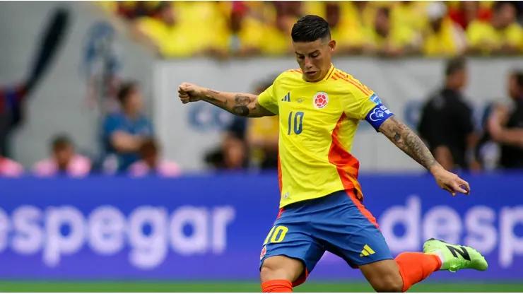 James Rodríguez, la gran figura de Colombia en el debut de la Copa América 2024.
