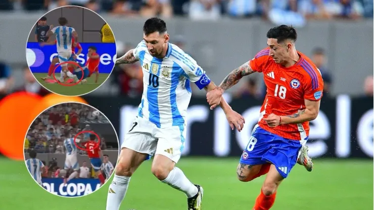 Argentina vs. Chile en la Copa América 2024.
