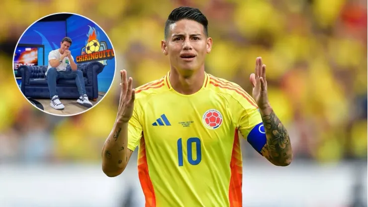 James Rodríguez con la Selección Colombia en la Copa América 2024.
