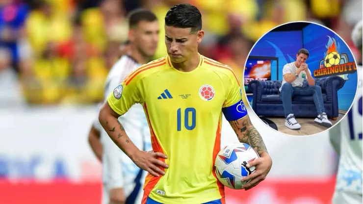 James Rodríguez con a Selección Colombia en la Copa América 2024.
