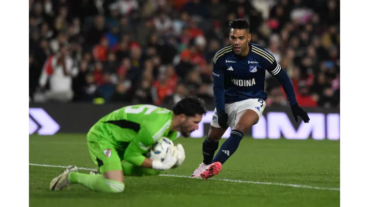 Falcao García debutando con Millonarios.
