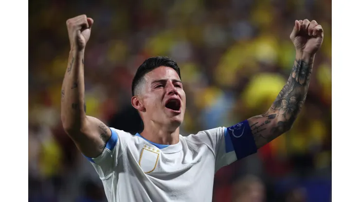 La reacción de James tras el paso a la final de Colombia en la Copa América