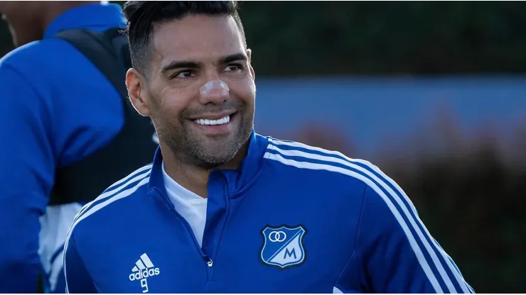 Radamel Falcao tuvo su primer entrenamiento en la pretemporada de Millonarios.
