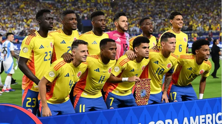 Jugadores de Colombia en la final de la Copa América 2024.
