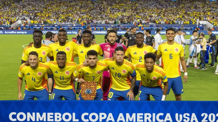 Jugadores de la Selección Colombia en la final de la Copa América 2024.
