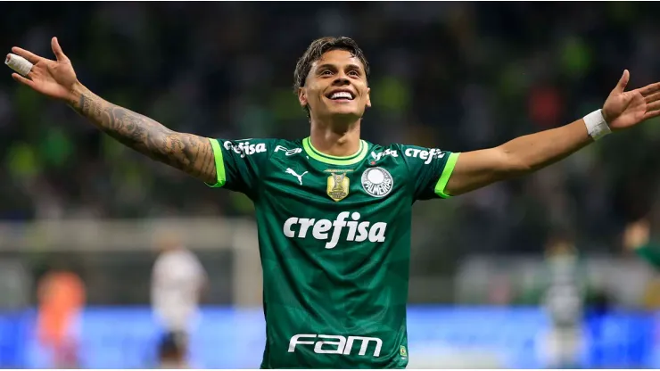 Richard Ríos, jugador de Palmeiras y figura de Colombia en la Copa América 2024.
