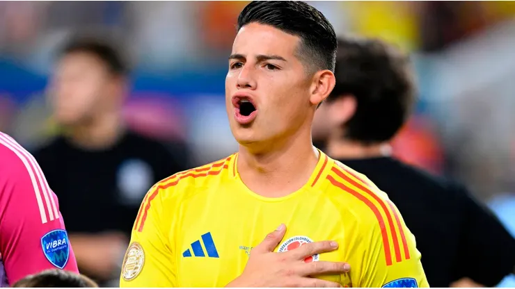 James Rodríguez, jugador de la Selección Colombia.
