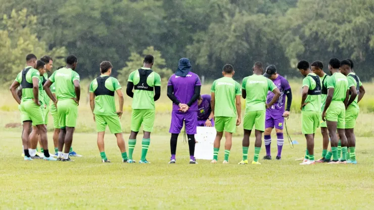 Entrenamiento del Atlético Huila.
