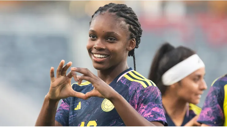 Linda Caicedo, la gran estrella de Colombia en los Juegos Olímpicos París 2024.
