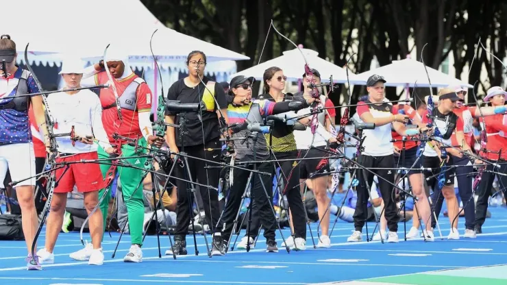 Ana María Rendón en acción en París 2024.
