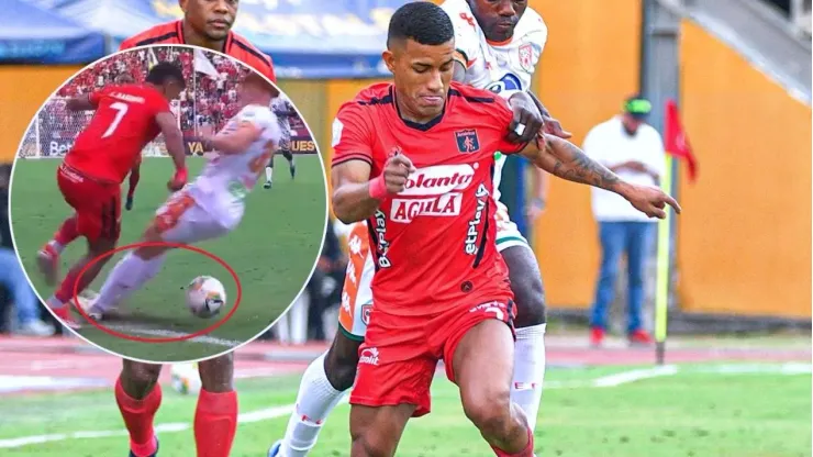 Cristian Barrios con América de Cali ante Envigado.
