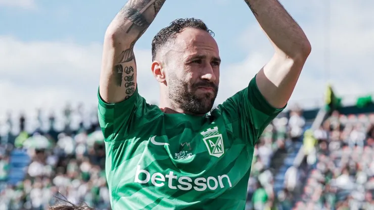 David Ospina en la presentación con Atlético Nacional.
