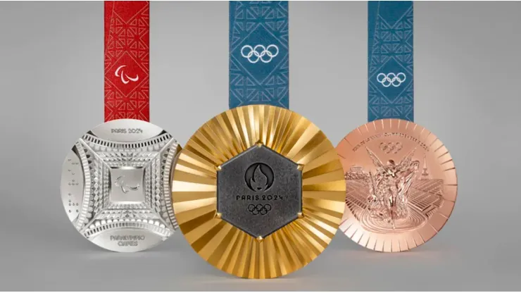 Las medallas que se entregan en los Juegos Olímpicos París 2024.
