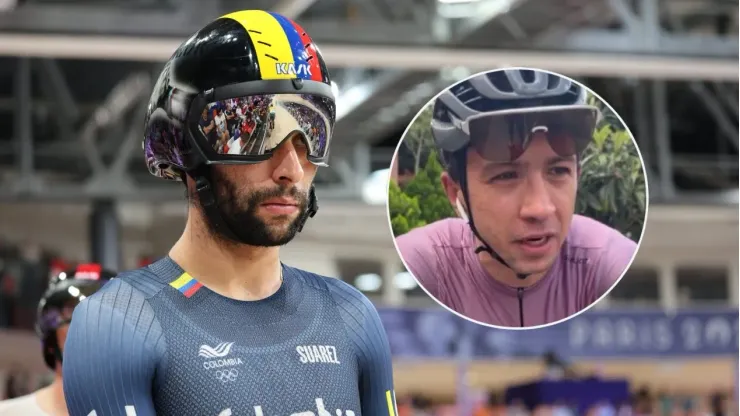 Fernando Gaviria, ciclista colombiano en París 2024.
