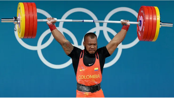 Yeison López, medallista olímpico colombiano en la Halterofilia.
