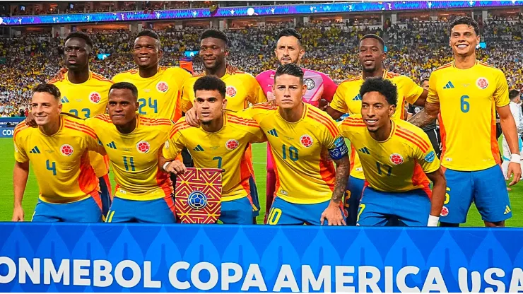 Alineación de Colombia en la final de la Copa América 2024.
