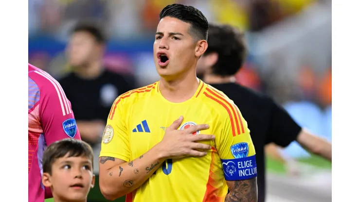 Copa America USA 2024 Argentina 1-0 Colombia - Final James Rodriguez of Colombia during Final match between Argentina and Colombia as part of CONMEBOL Copa America USA 2024 at Hard Rock Stadium on July 14, 2024 in Miami Gardens, Florida, United States. MIAMI GARDENS FLORIDA UNITED STATES PUBLICATIONxNOTxINxMEXxCHNxRUS Copyright: xJorgexMartinezx 20240714203525_CA_2024_F_ARG_COL_RODRIGUEZ147
